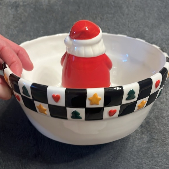 Vintage Santa Claus Ceramic Bowl - Picture 9 of 12